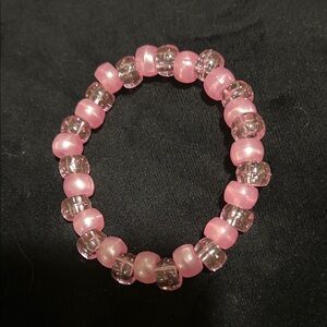 Elegant Pink Beaded Bracelet